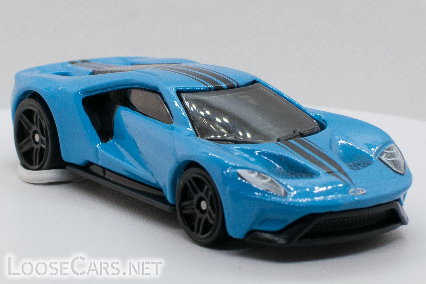 Hot Wheels '17 Ford GT 2022 157 HW Turbo Blue - Front Right