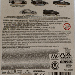 Hot Wheels '71 Porsche 911 2022 Racing Circuit HDG72 - Card Rear