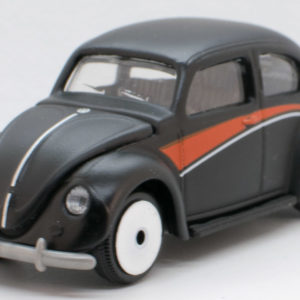 Jada Punch Buggy Volkswagen Beetle: 2021 Wave 3 Black with Red - Front Left