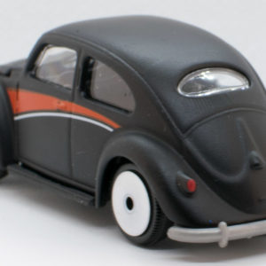 Jada Punch Buggy Volkswagen Beetle: 2021 Wave 3 Black with Red - Rear Left