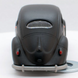 Jada Punch Buggy Volkswagen Beetle: 2021 Wave 3 Black with Red - Rear