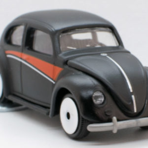 Jada Punch Buggy Volkswagen Beetle: 2021 Wave 3 Black with Red - Front Right