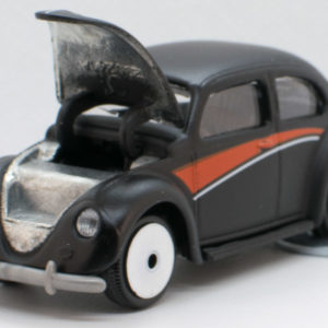 Jada Punch Buggy Volkswagen Beetle: 2021 Wave 3 Black with Red - Front Left Open