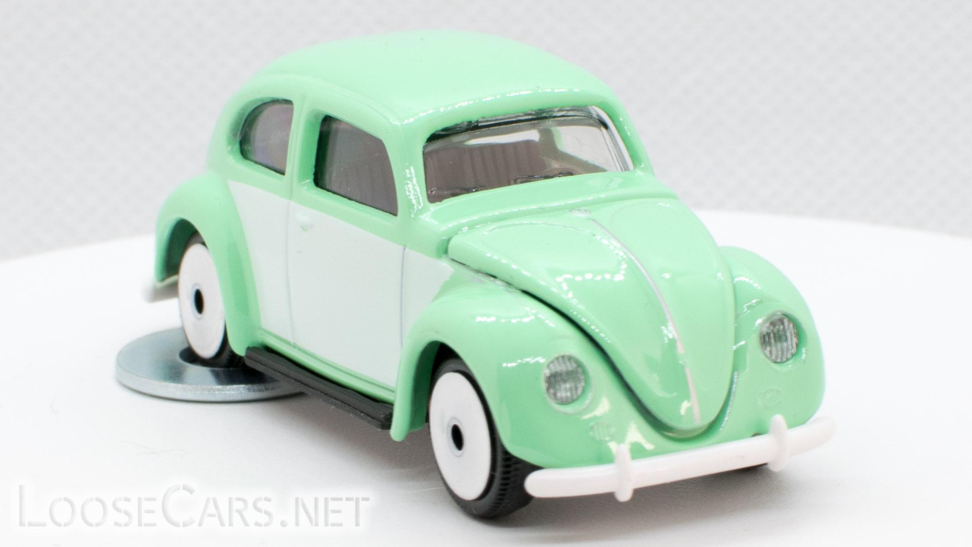 Jada Punch Buggy Volkswagen Beetle: 2021 Wave 3 Green with White - Front Right