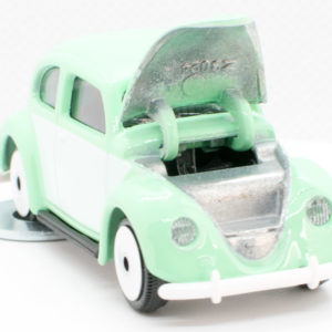 Jada Punch Buggy Volkswagen Beetle: 2021 Wave 3 Green with White - Front Right Open