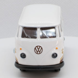 Jada Punch Buggy Volkswagen T1: 2021 Wave 3 White on Brown - Front
