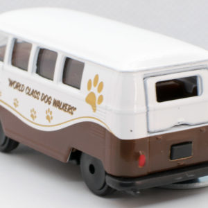 Jada Punch Buggy Volkswagen T1: 2021 Wave 3 White on Brown - Rear Left