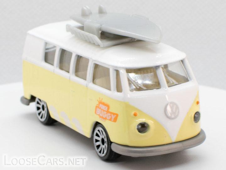 Jada Punch Buggy Volkswagen T1: 2021 Wave 3 White and Yellow with Surfboard