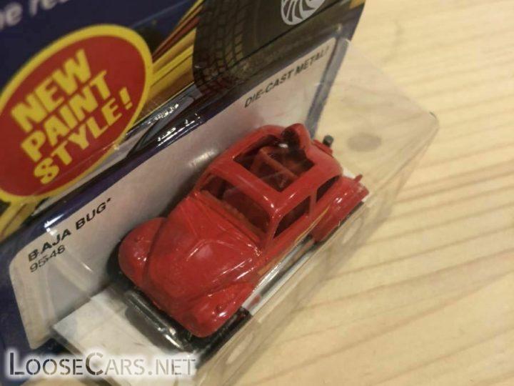 [HUNT] Hot Wheels Real Riders Red Baja Bug with White Hubs